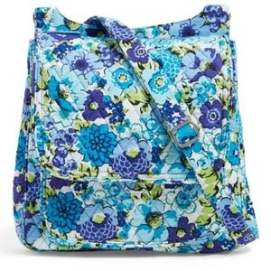 BLUEBERRY BLOOMS MAILBAG CROSSBODY BAG